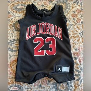 Jordan jersey onesie